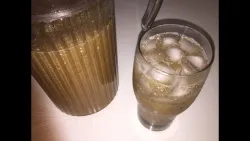 Bebida de tamarindo con chía